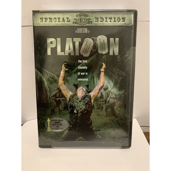 Platoon (DVD, 2009, Special Edition) MGM Oliver Stone Charlie Sheen Brand New - Picture 1 of 5